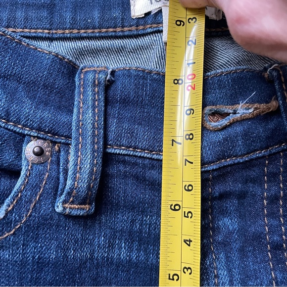 J. Crew Blue Toothpick Skinny Jeans Sz 25 - Picture 9 of 9